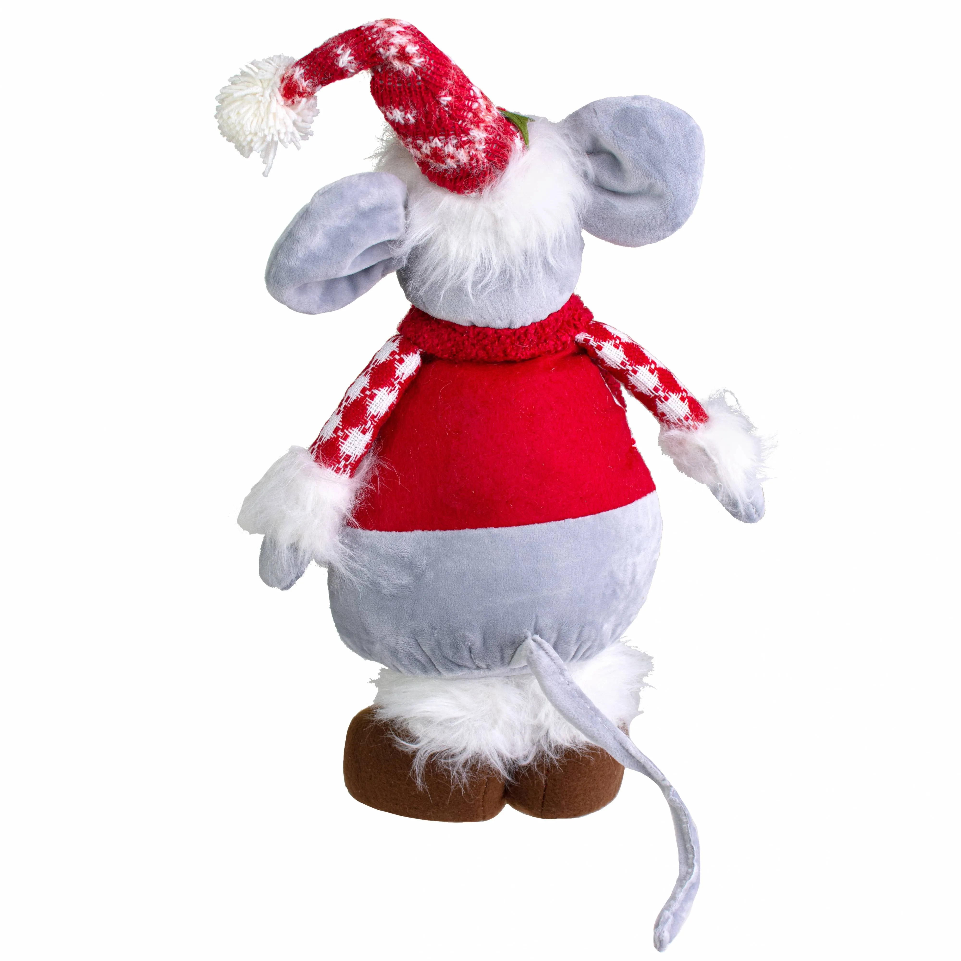 21" Standing Christmas Mouse Decoration