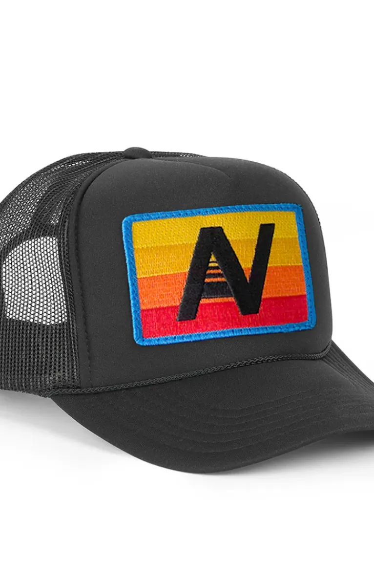 Aviator Nation Logo Low Rise Trucker Black