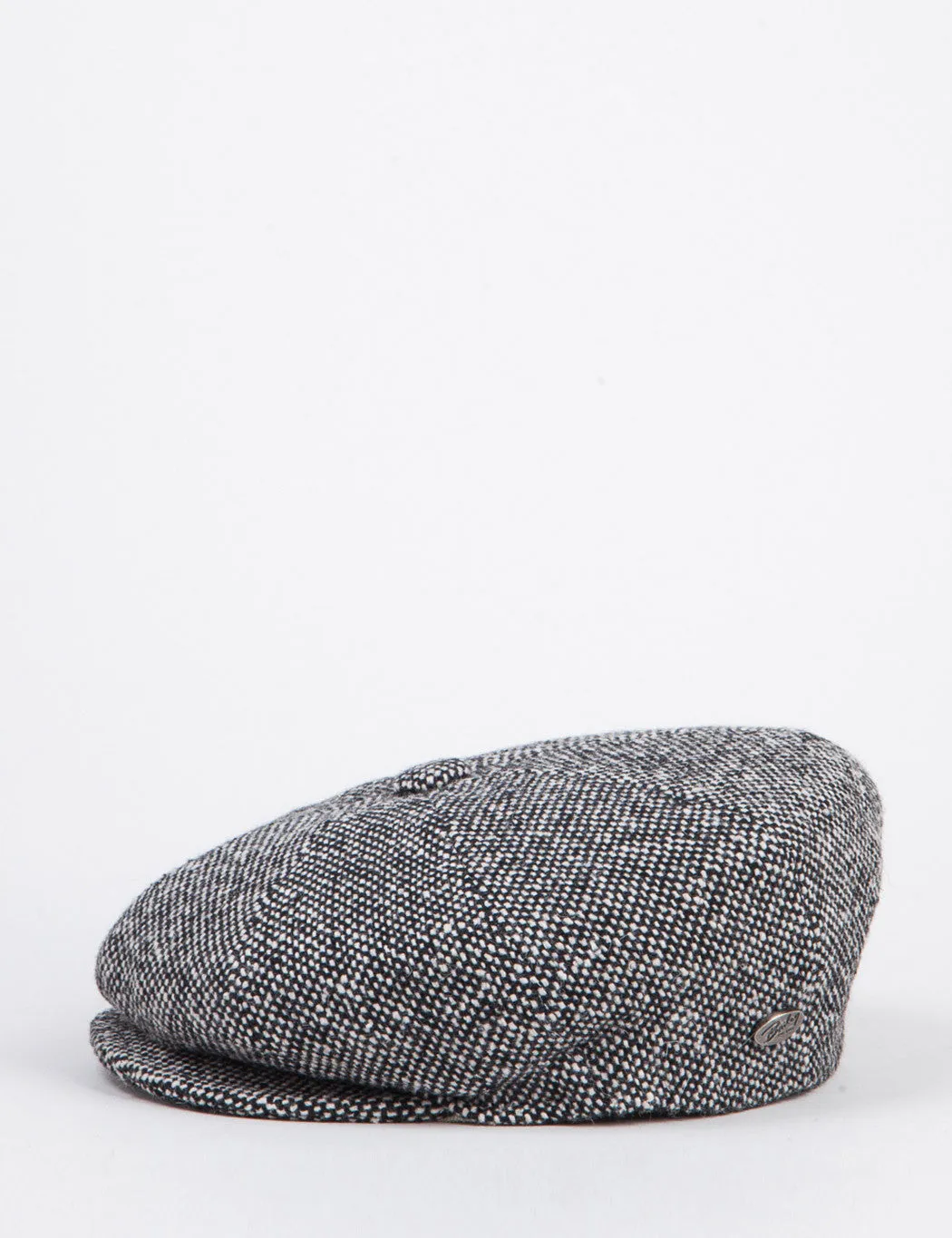 Bailey Galvin Tweed NewsBoy Hat - Black Tweed