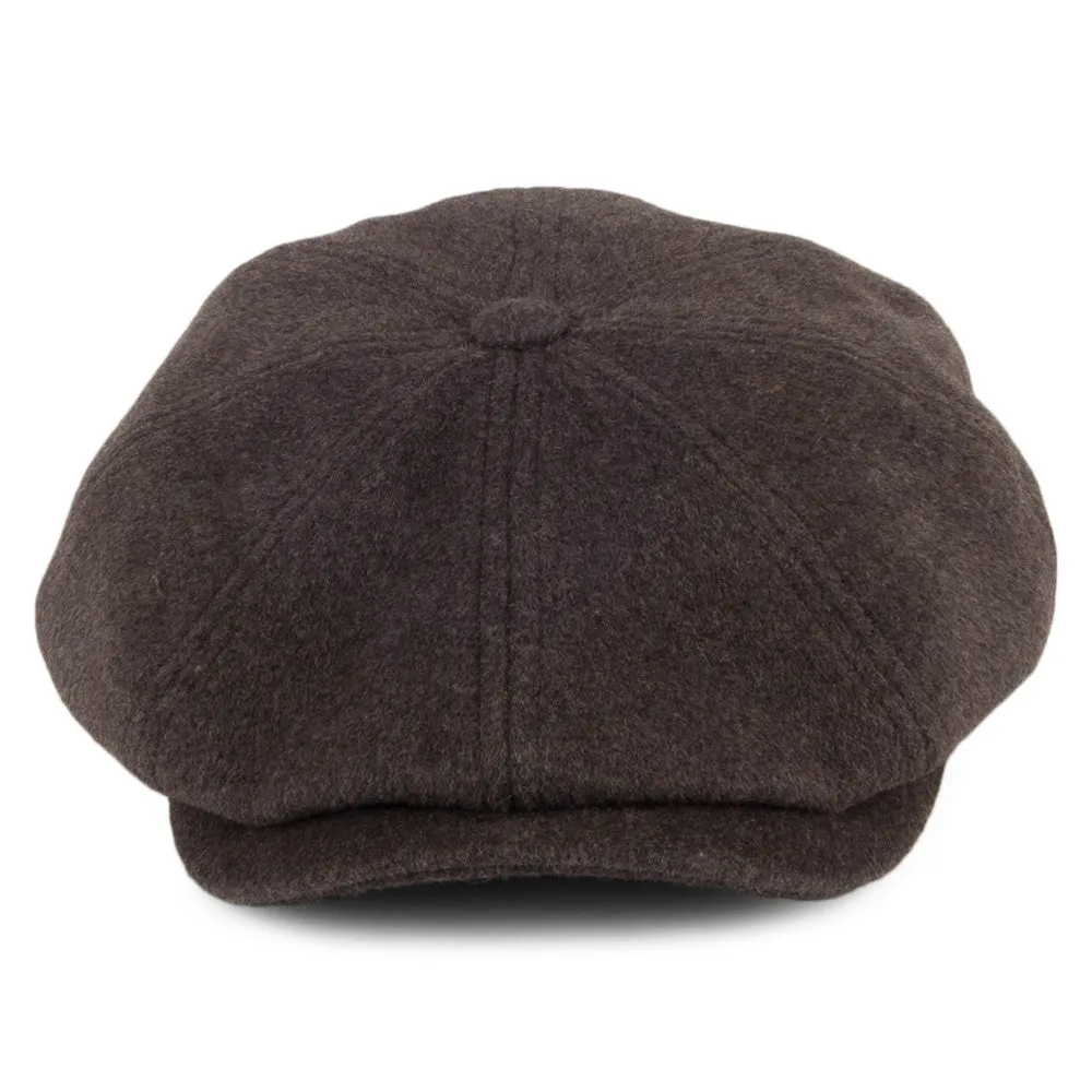 Bailey Hats Springfield Newsboy Cap - Mole Brown