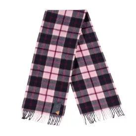 Balmoral 100% Cashmere Woven Scarf Bannockbane Pink