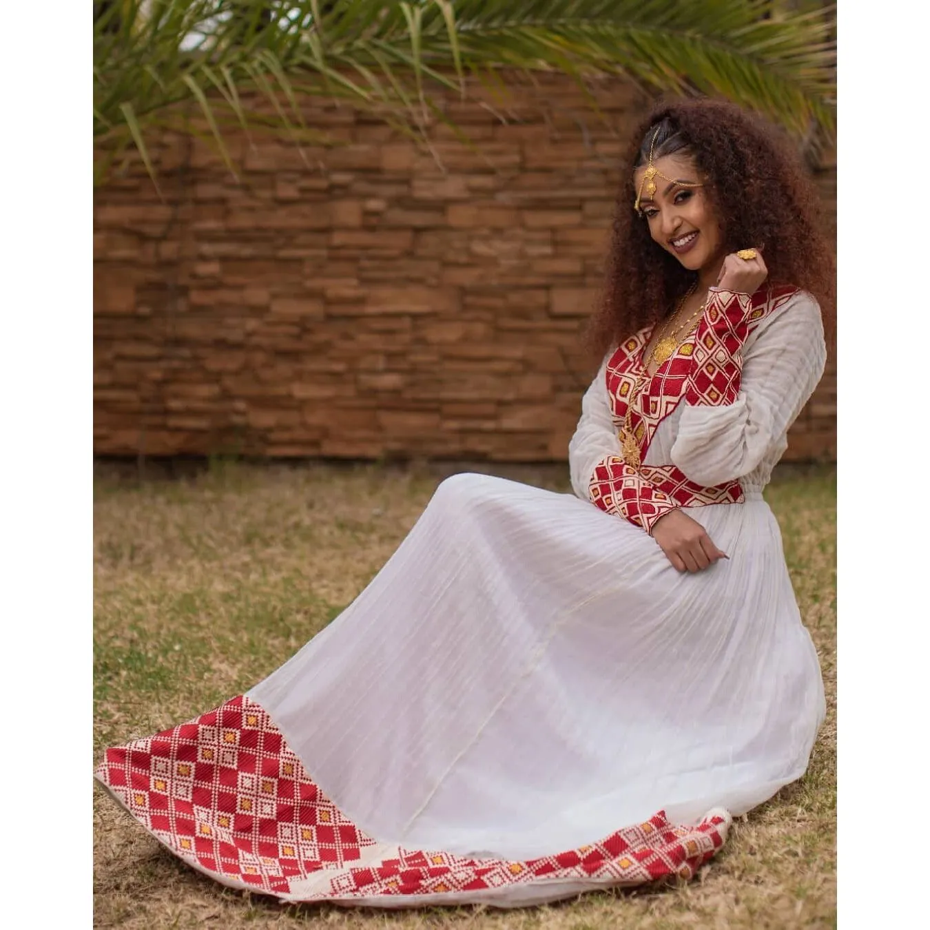 Beautiful pattern Habesha Dress Modern Ethiopian Dress Women's Dress Habesha Kemis Eritrean Dress Women's Style