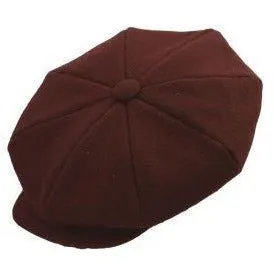 Big Apple Melton Newsboy Cap by Levine