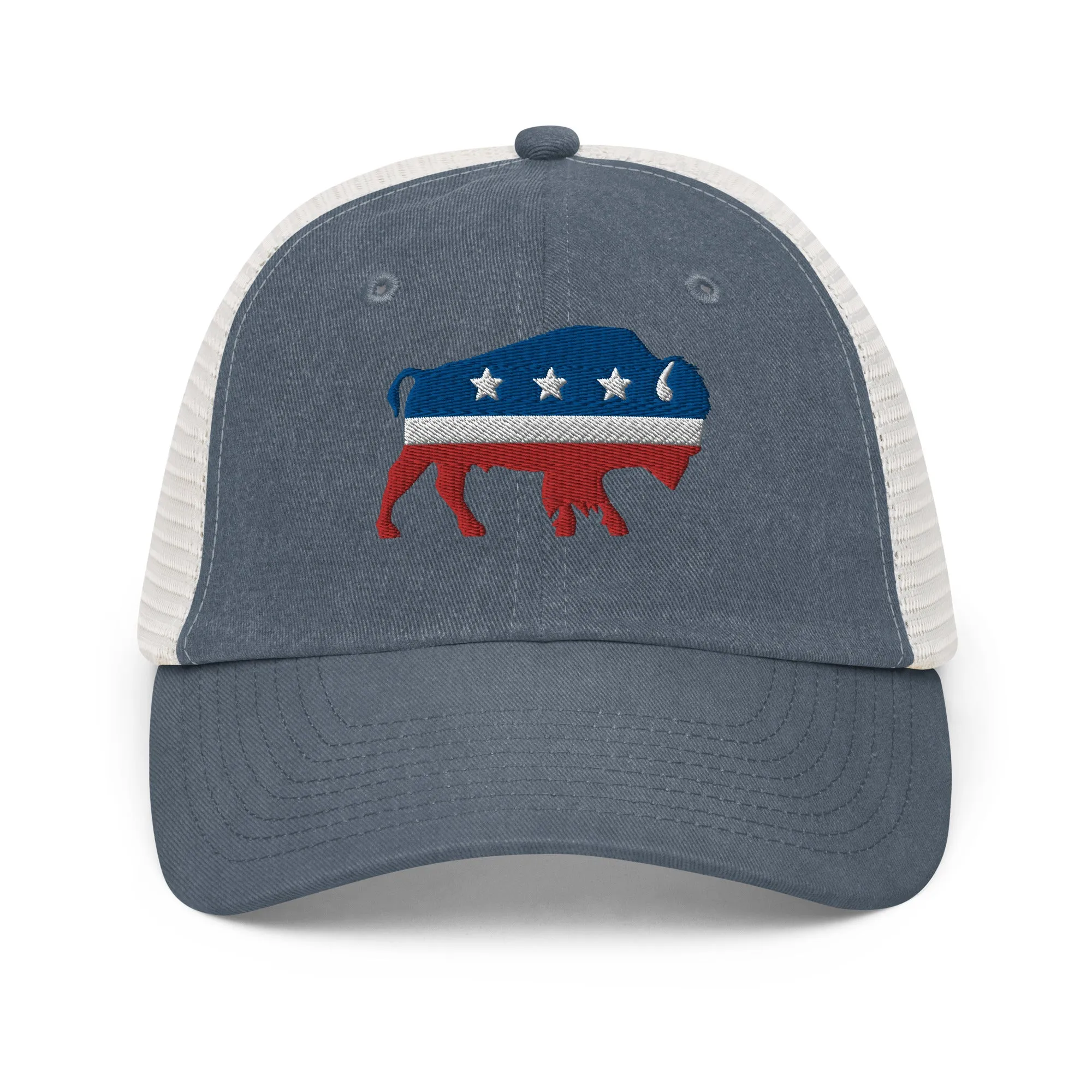 Bison Pigment-Dyed Trucker Hat