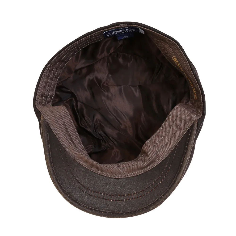 Brent Newsboy Weathered Cotton Cap