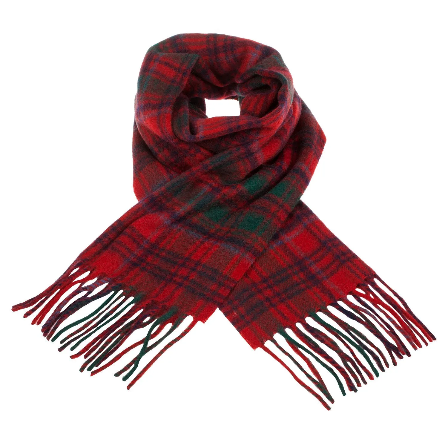 Cashmere Scottish Tartan Clan Scarf  Grant