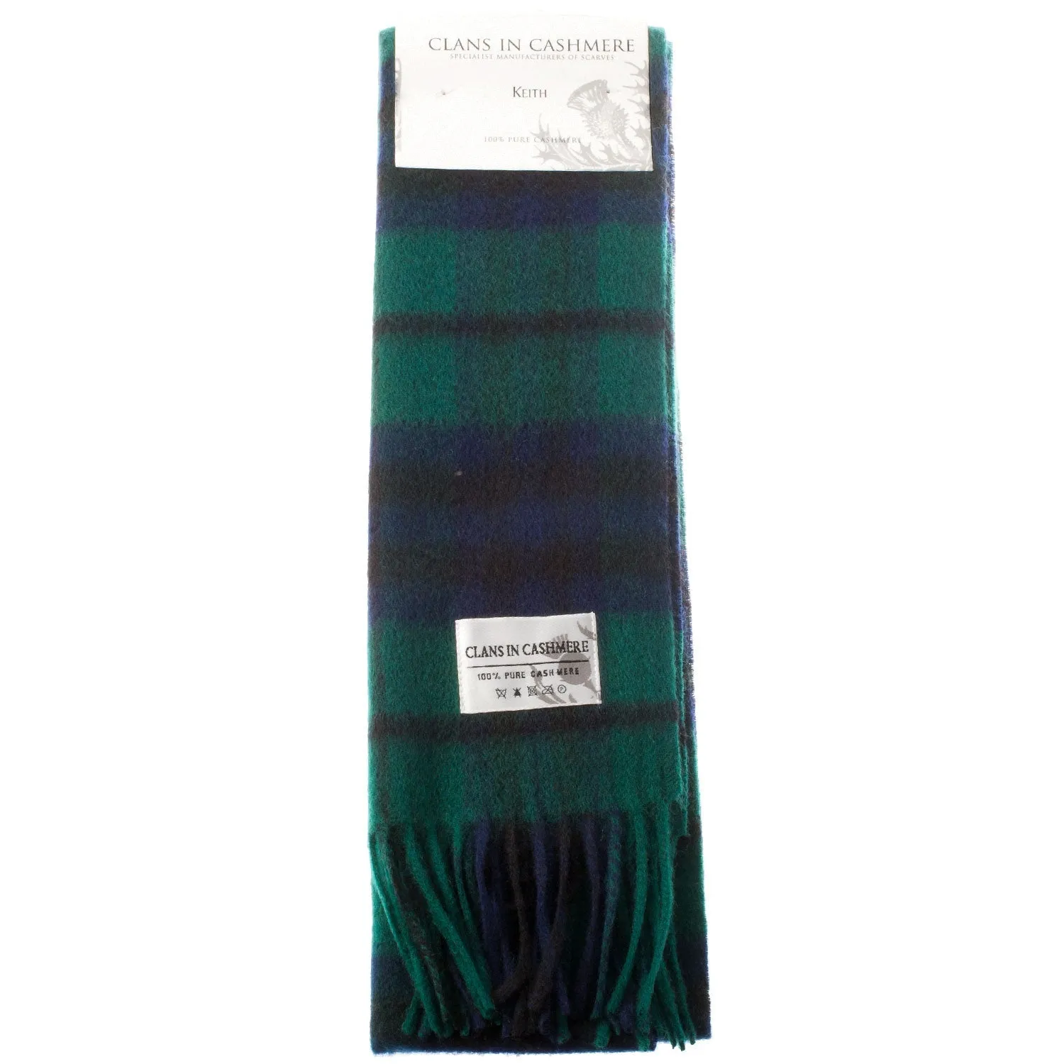 Cashmere Scottish Tartan Clan Scarf  Keith