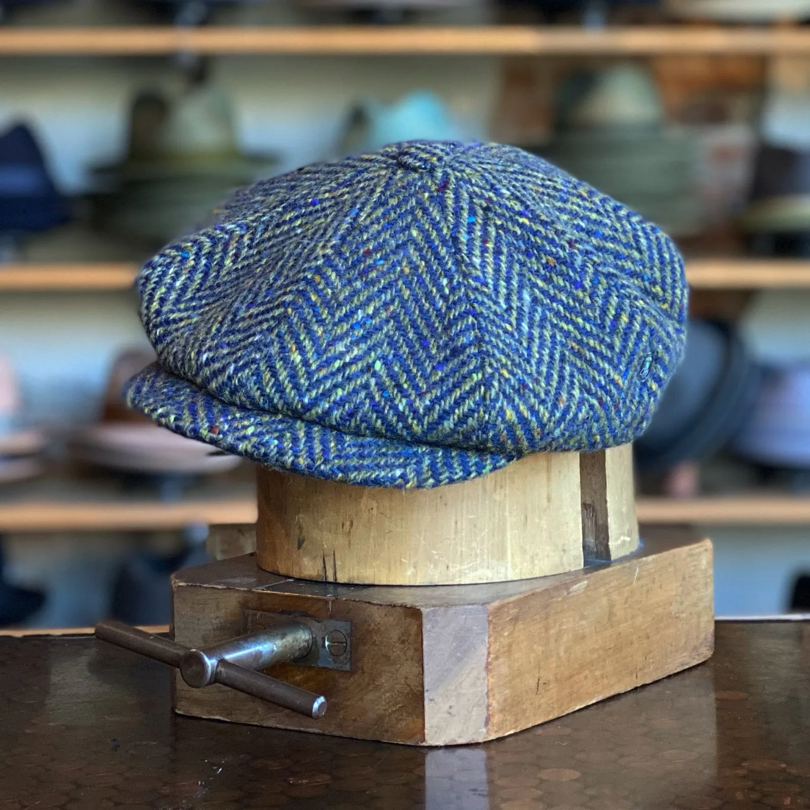 Classic Herringbone Newsboy