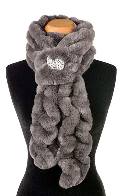 Classic Scarf - Royal Opulence Faux Furs (Merlot - Sold Out)