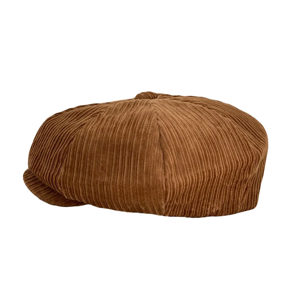 Corduroy Baker Boy Cap Simple Plain Beret Cotton Ivy Newsboy Hat LDG1465