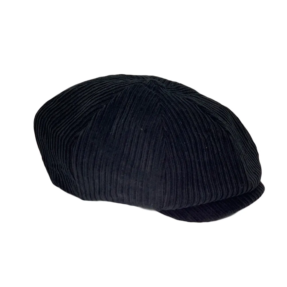 Corduroy Baker Boy Cap Simple Plain Beret Cotton Ivy Newsboy Hat LDG1465