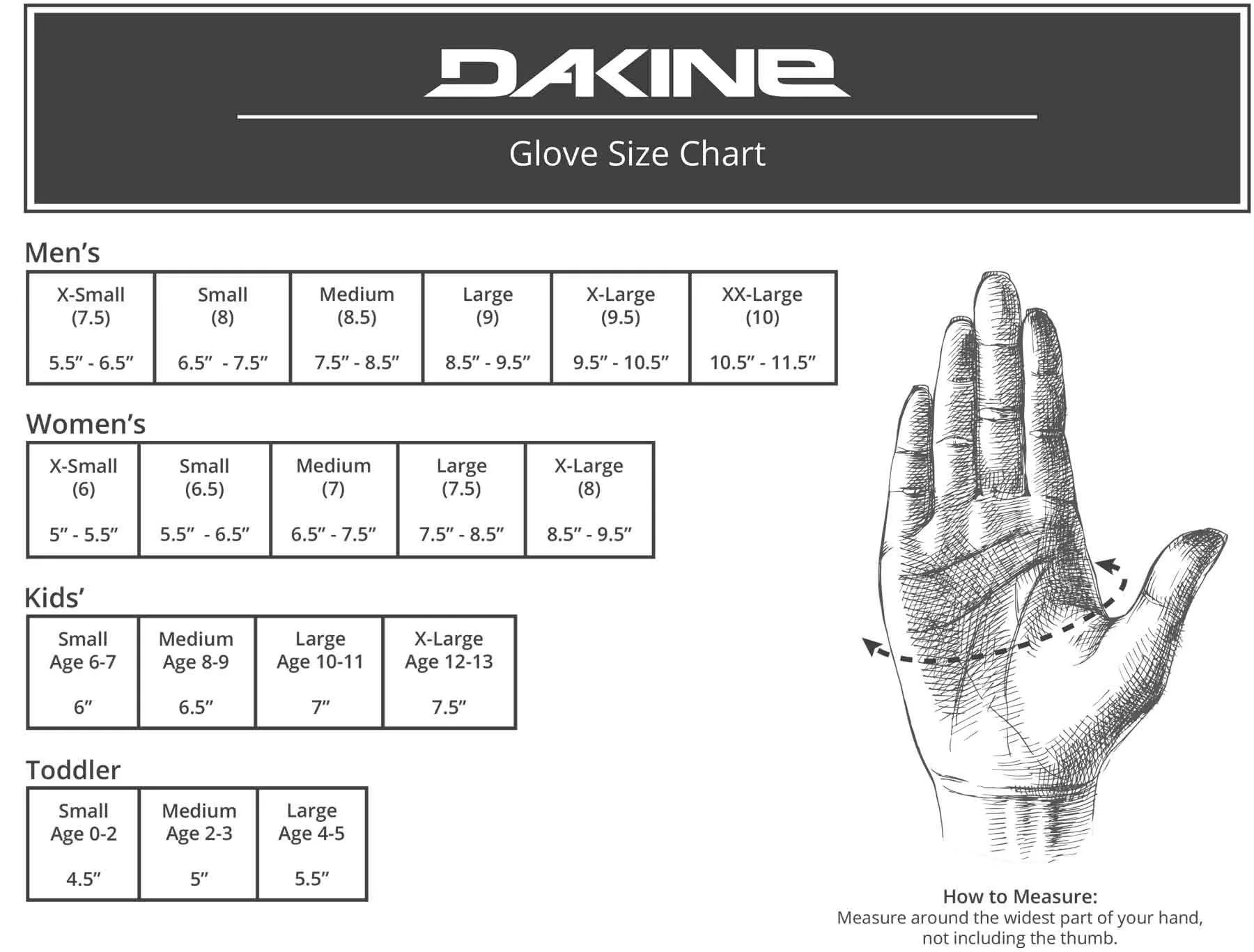 Dakine Scout Gloves Snowboard Gloves and Ski Gloves, Waterproof and Breathable