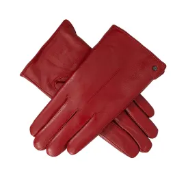 Dents Maria Womens Leather Touch Screen Gloves - Berry - Style: 7-2461