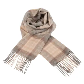 Edinburgh Cashmere Scarf  Mackellar Natural