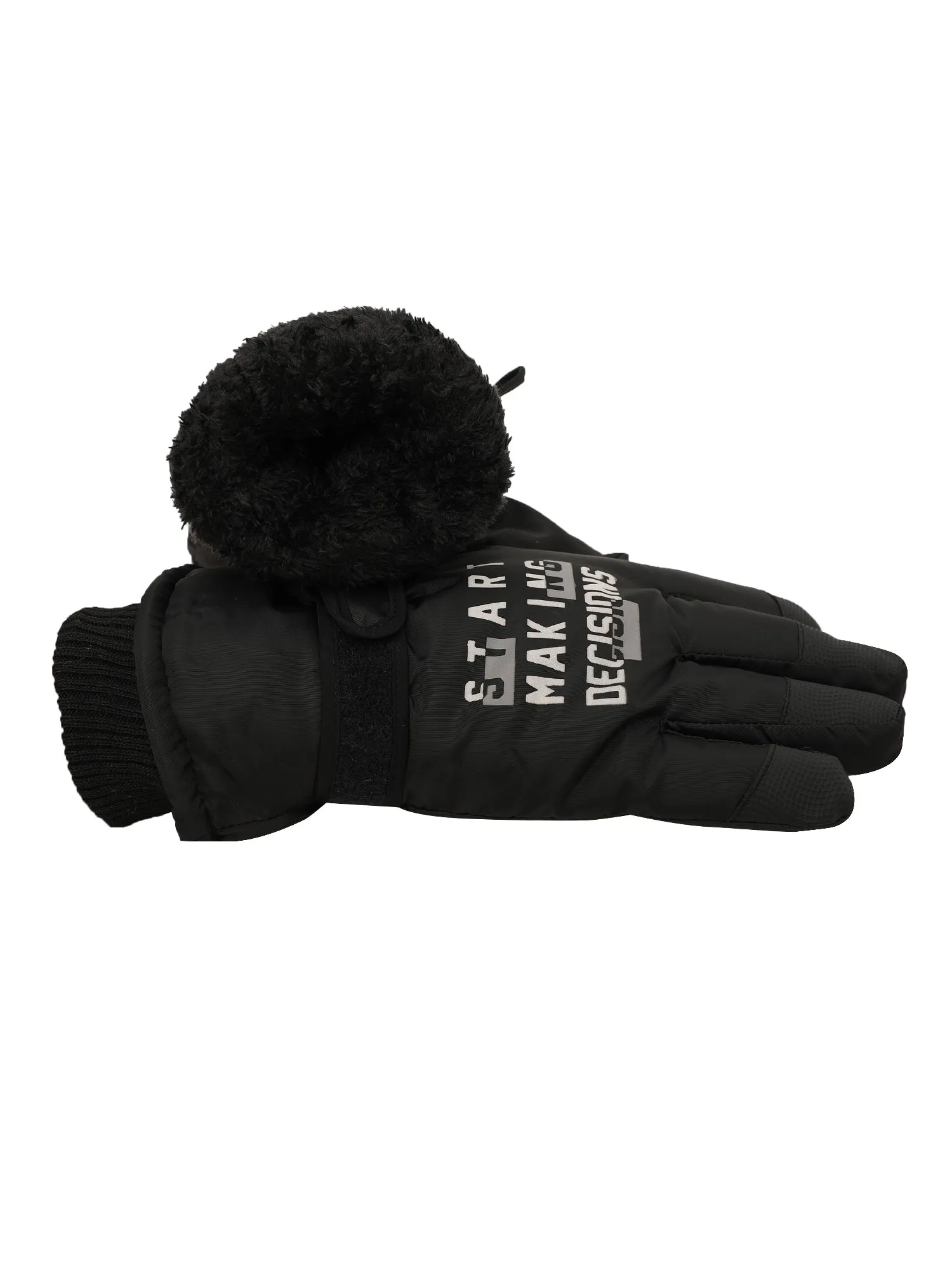 FabSeasons Unisex Warm Winter Gloves, Mobile Touchscreen enabled, Waterproof, windproof for hiking, driving, running & outdoors