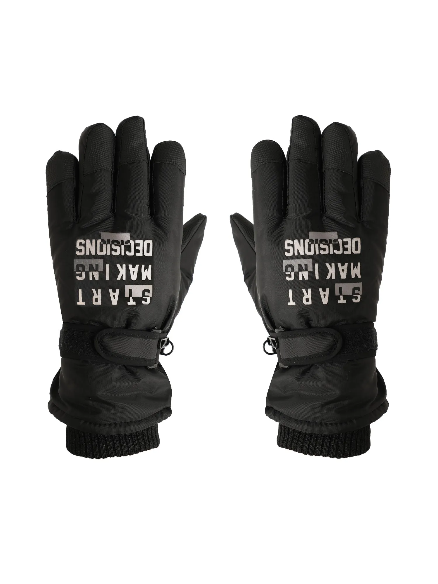 FabSeasons Unisex Warm Winter Gloves, Mobile Touchscreen enabled, Waterproof, windproof for hiking, driving, running & outdoors