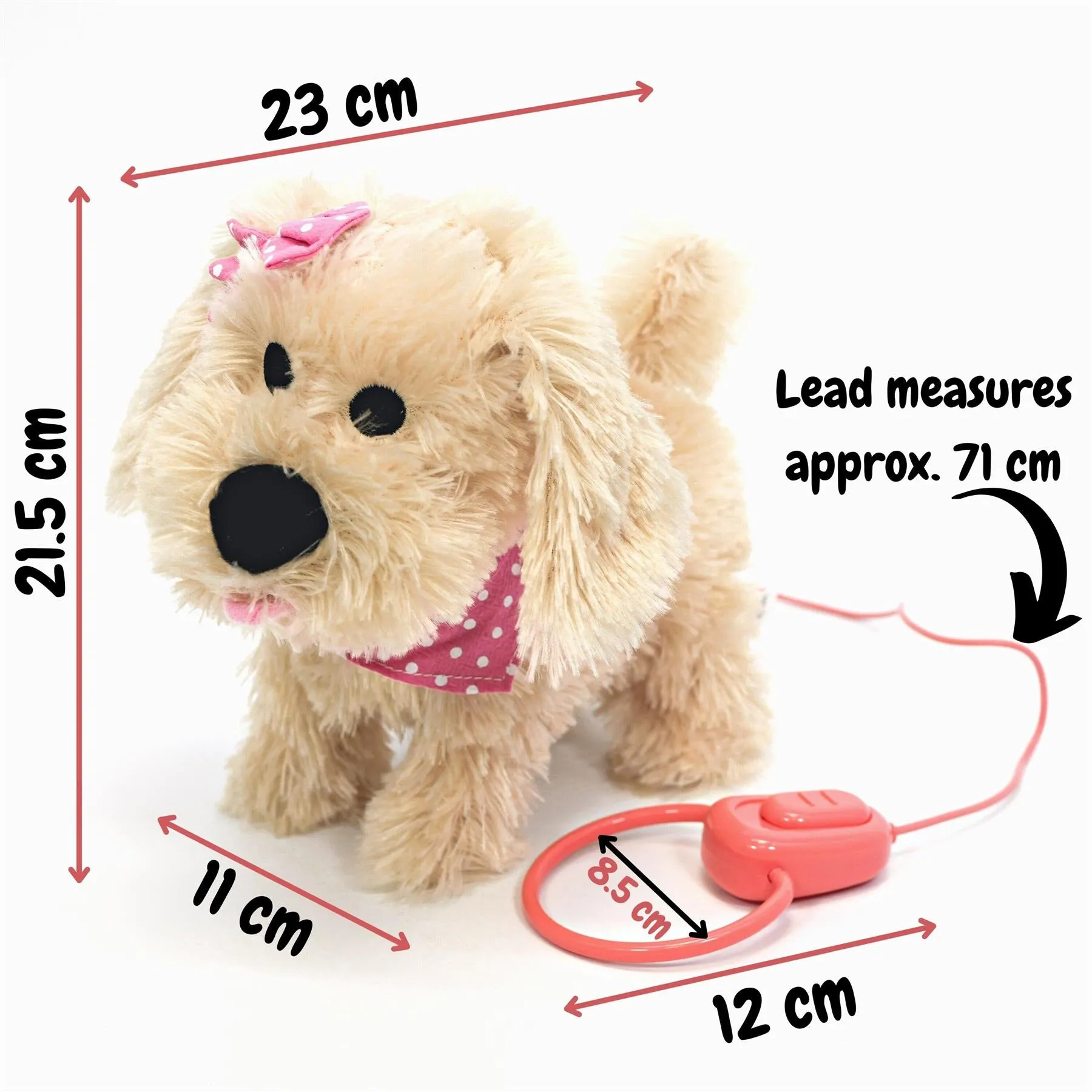 Fluffy Plush Walking & Talking Dog Toy