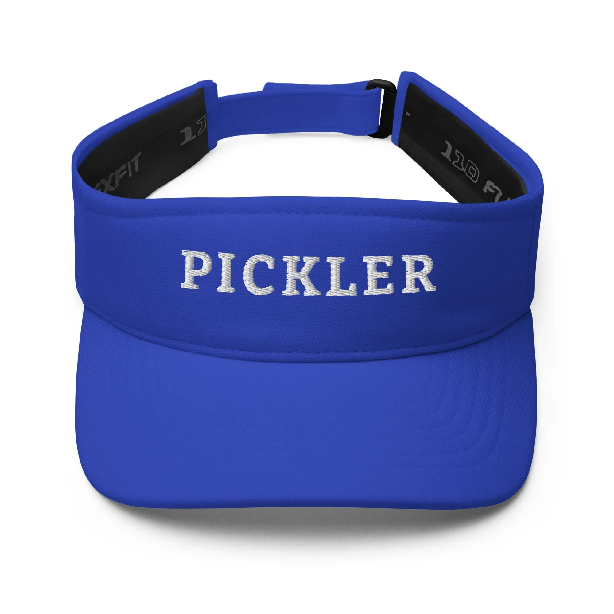 Fun Stylish Pickleball Sun Visor With Embroidered Word, PICKLER