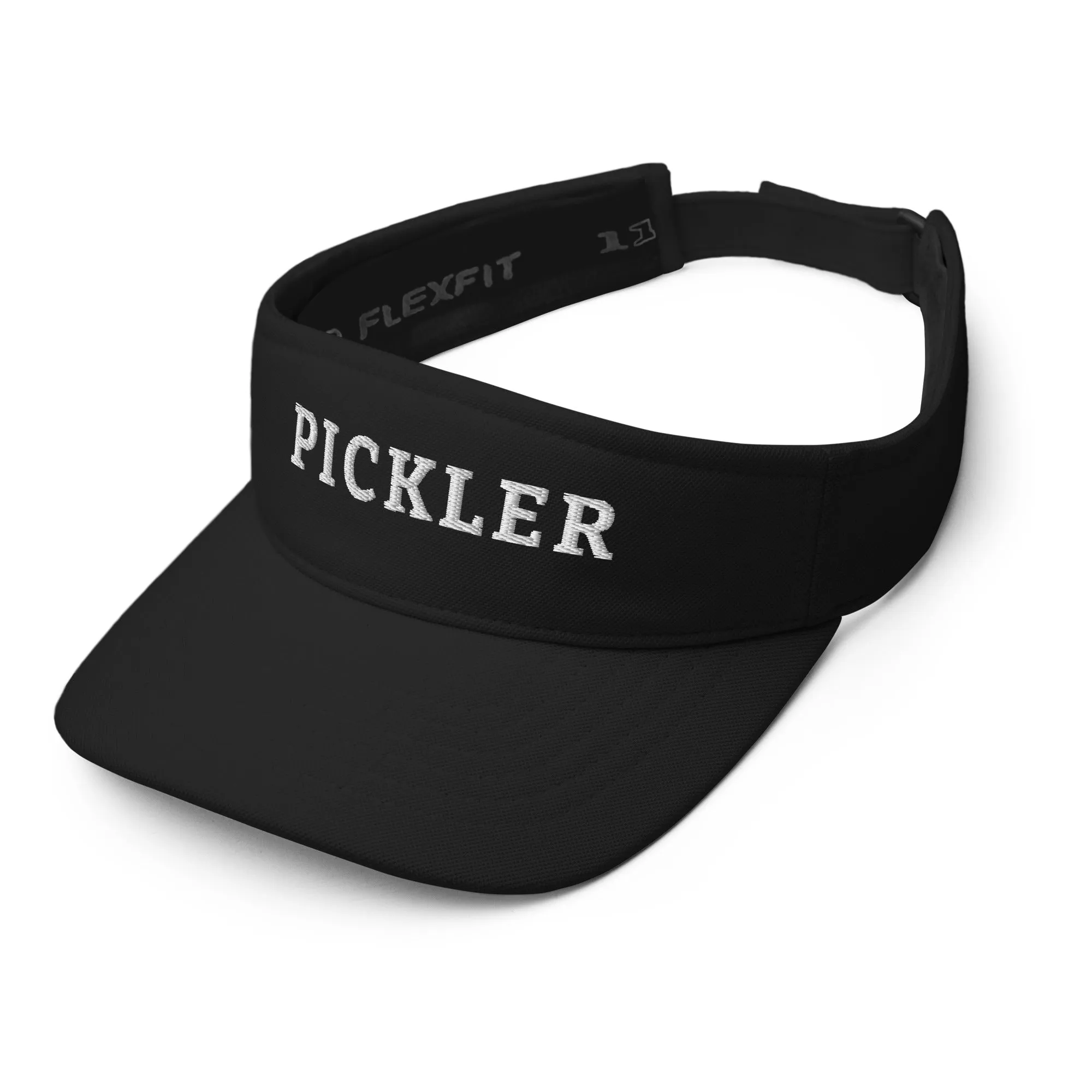 Fun Stylish Pickleball Sun Visor With Embroidered Word, PICKLER