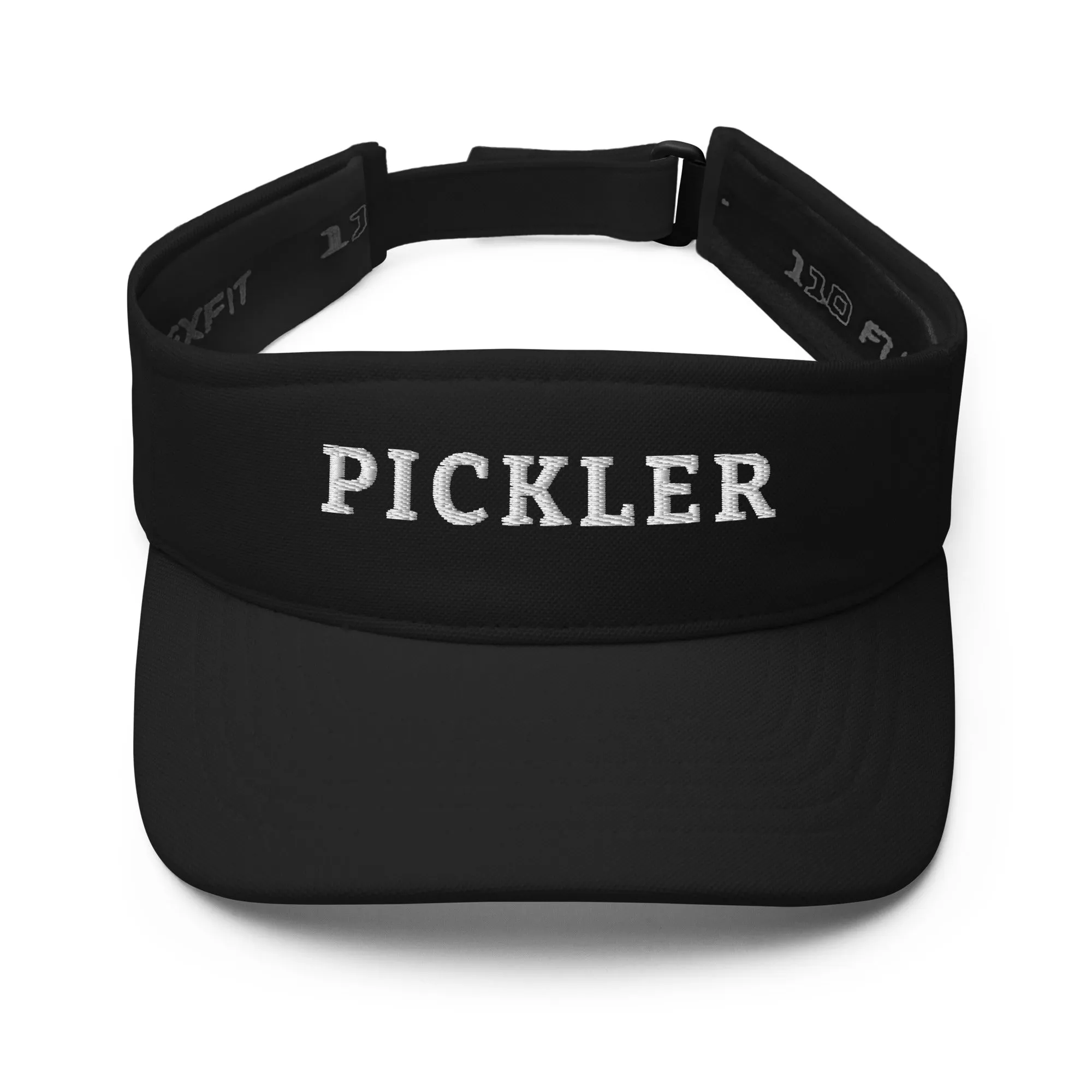 Fun Stylish Pickleball Sun Visor With Embroidered Word, PICKLER