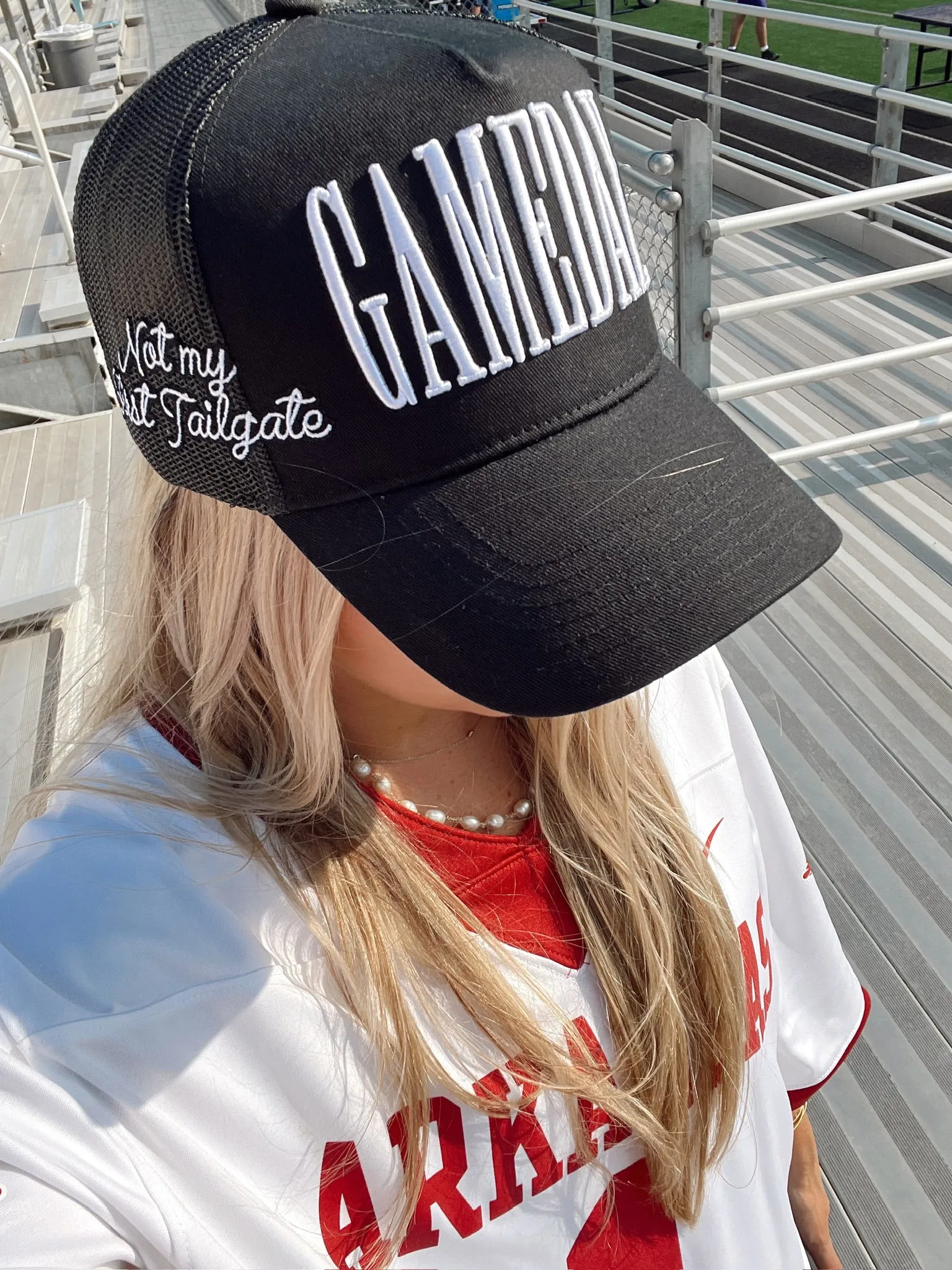 GAMEDAY. - Not My First Tailgate Vintage Trucker Hat