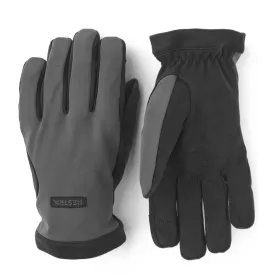 Hestra Mason Gloves Dark Grey / Black