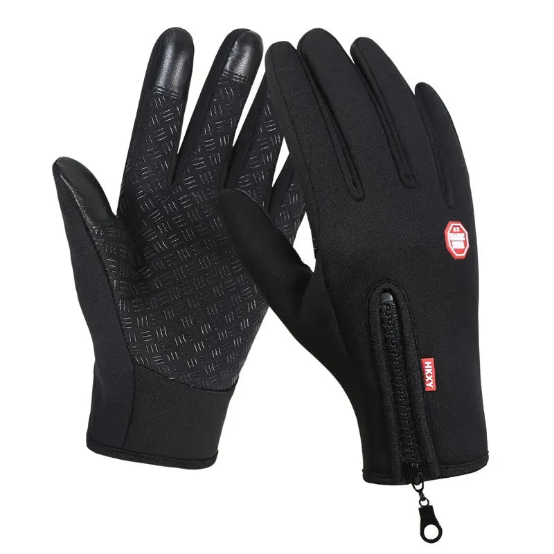 Hot Winter Gloves For Men Women Touchscreen Warm Outdoor Cycling Driving Motorcycle Cold Gloves Windproof Non-Slip Womens Gloves