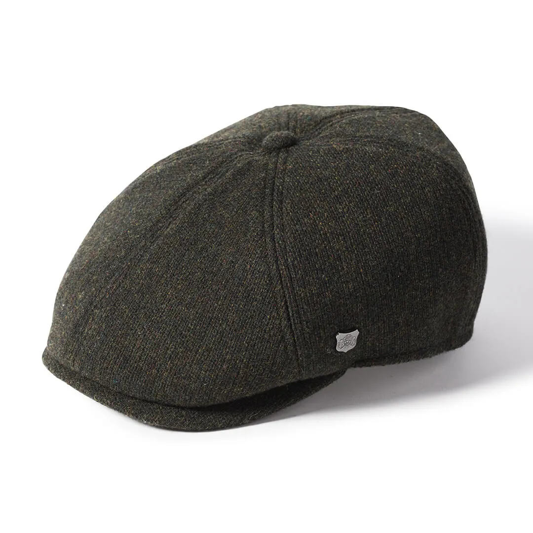 Hudson Wool Baker Boy Cap - Loden by Failsworth