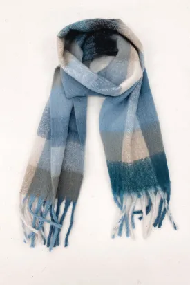 Kirby Scarf Blue White