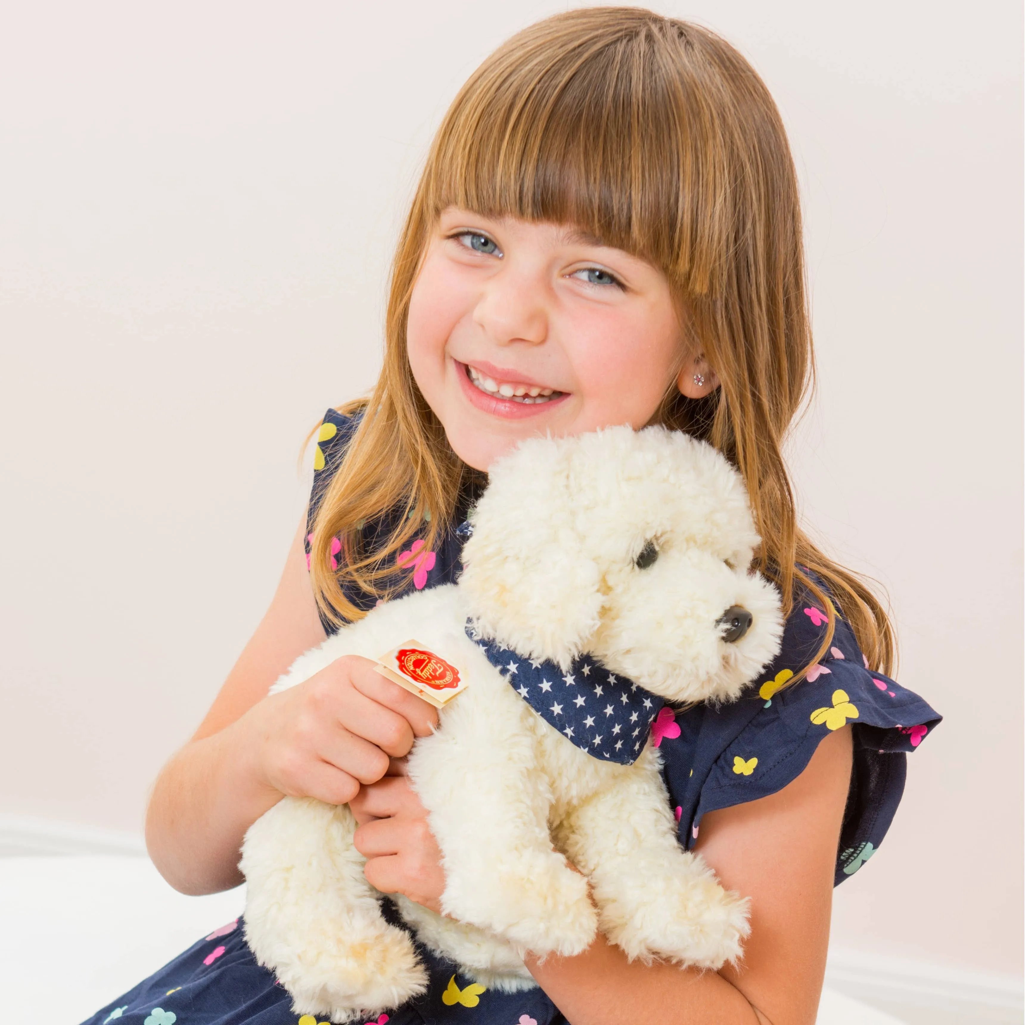 Labradoodle sitting 28 cm - plush toy - soft toy by Teddy Hermann -