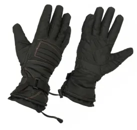 Ladies Cold Stop Lined Textile Gloves, Water Resistant, Windproof