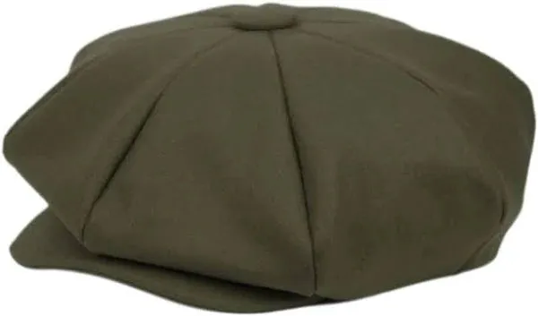 Linen Big Apple Newsboy Cap by Capas