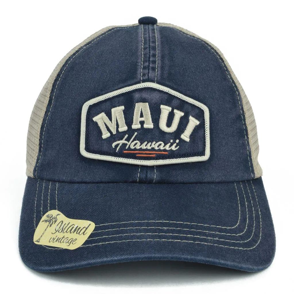 Maui Hawaii Vintage Patch Hat