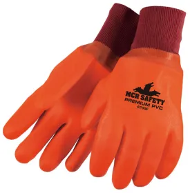 MCR Safety Foam Orange Sandy Knit Wrist