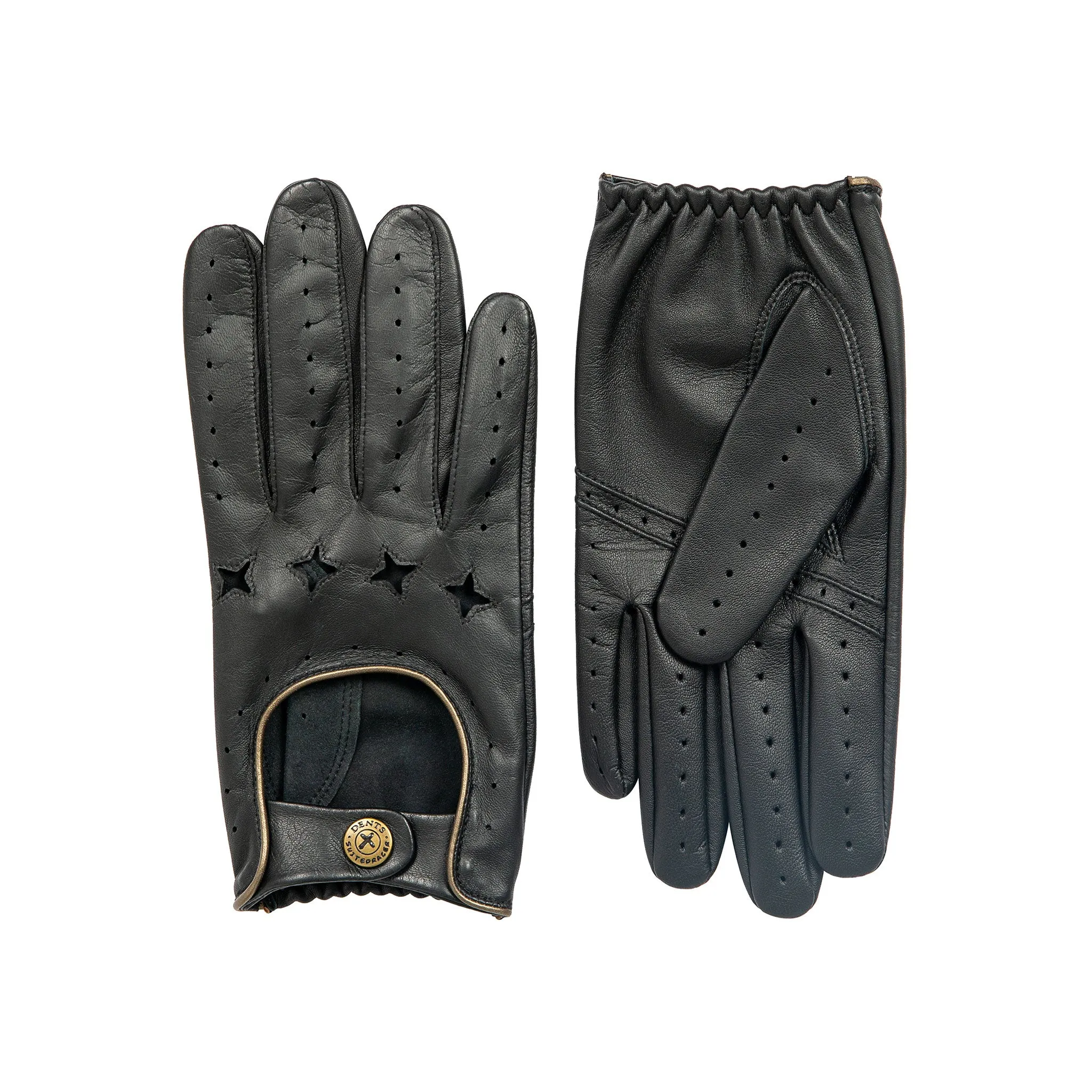 Men's The Suited Racer Touchscreen Leather Driving Gloves