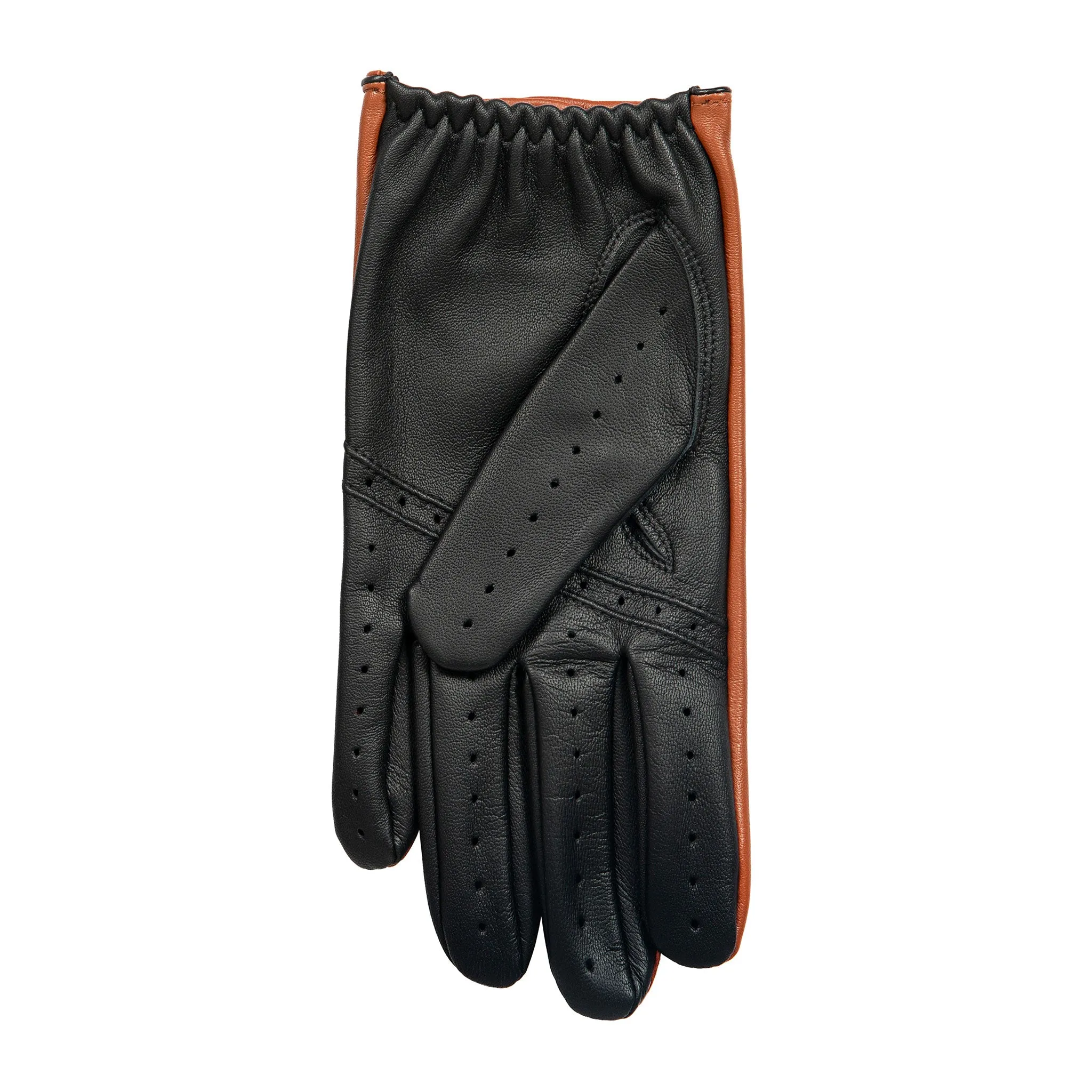 Men's The Suited Racer Touchscreen Leather Driving Gloves