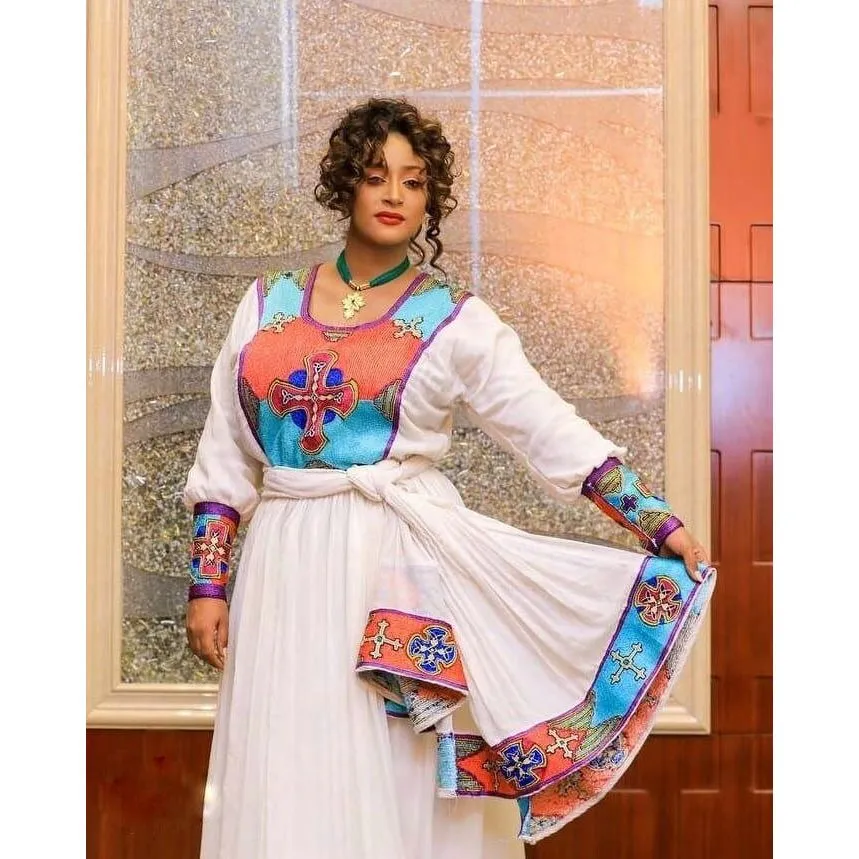 Modern Dress Ethiopian Dress Beautiful Habesha Dress Womens Dress Habesha Kemis Eritrean Dress