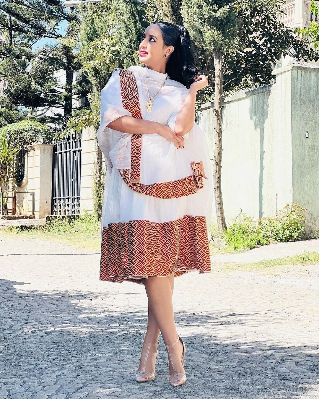 Modern Ethiopian Dress Simple Habesha Dress Women's Dress Habesha Kemis Eritrean Dress Women's Style