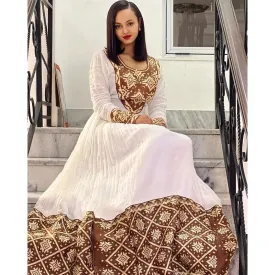 Modern Ethiopian Dress Women's Dress Habesha Dress Habesha Kemis Eritrean Dress Women's Style