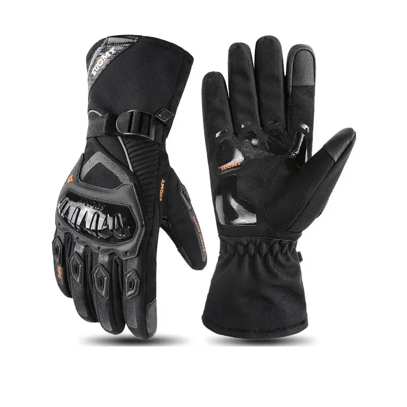 Motorcycle Riding Gloves Windproof And Waterproof Cycling Touch Screen Motorcycle Off-Road Gloves Winter