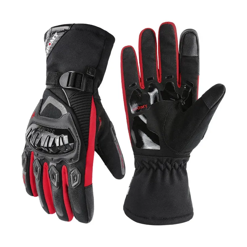 Motorcycle Riding Gloves Windproof And Waterproof Cycling Touch Screen Motorcycle Off-Road Gloves Winter