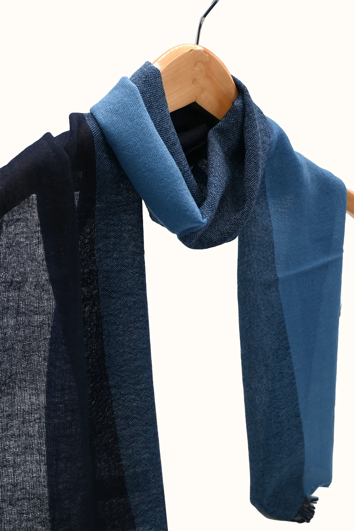 Navy Cashmere Scarf