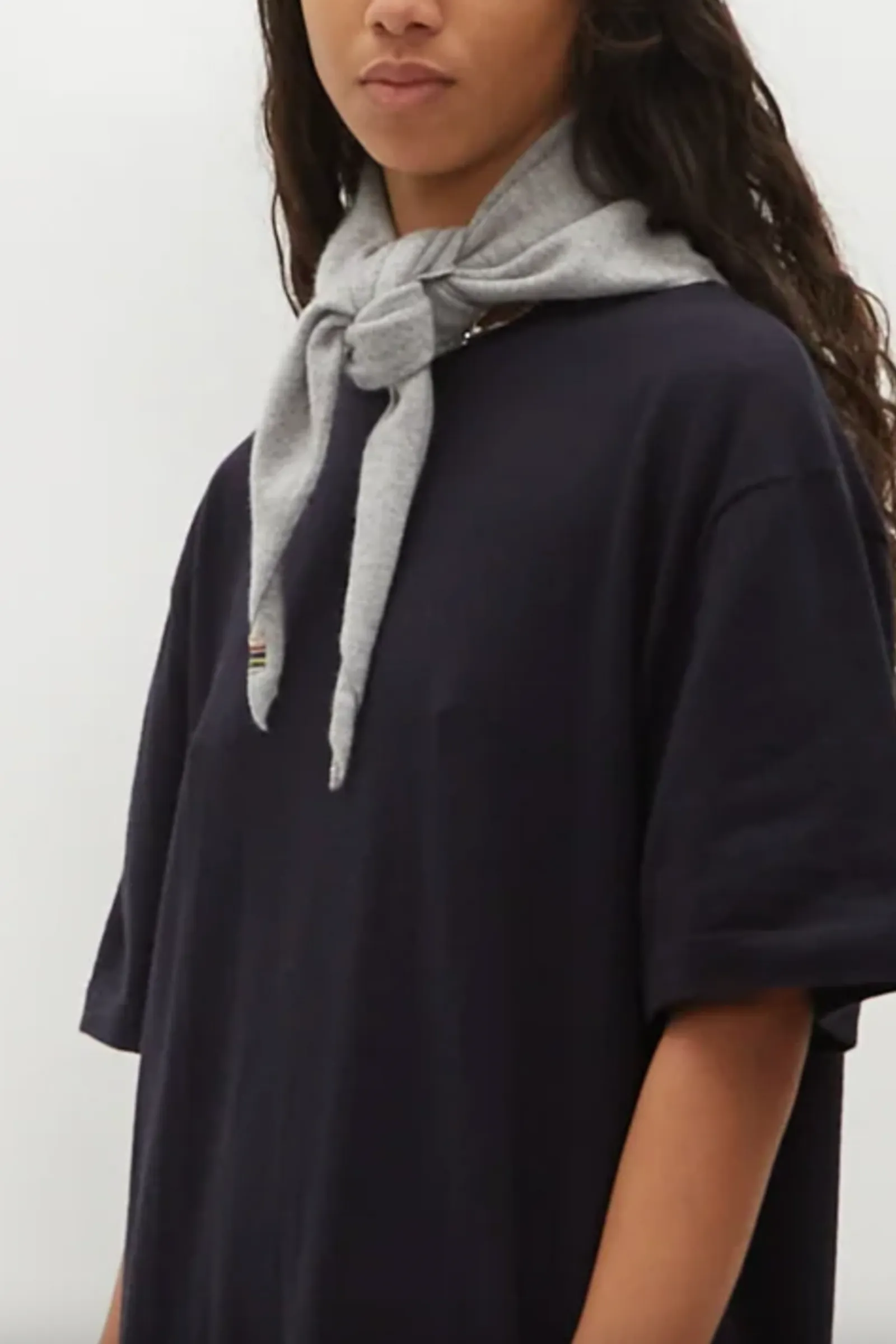 No.34 Mini Stretch-Cashmere Triangle Scarf