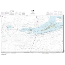 NOAA Chart 11434: Florida Keys Sombrero Key to Dry Tortugas