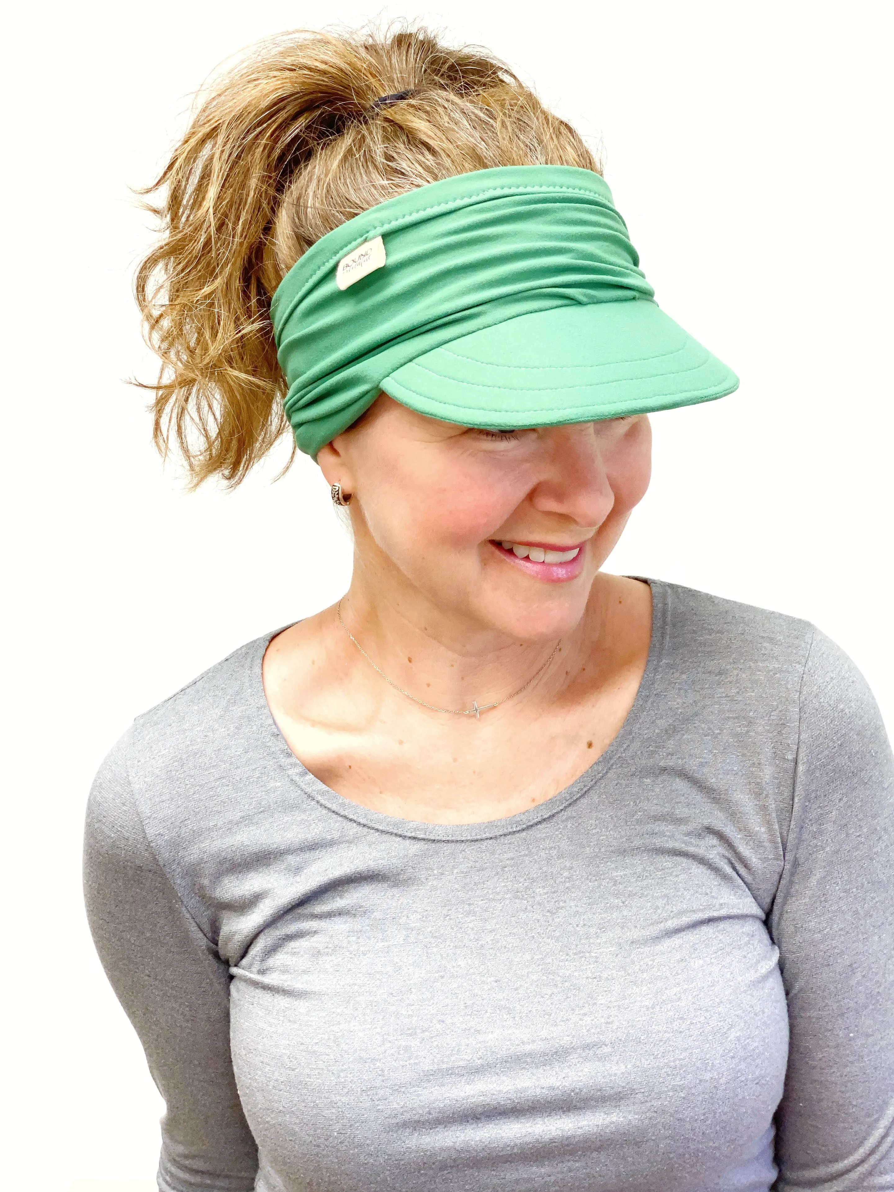 Pickleball Visor for Women, Women's Golf Visor, Women's Sun Wrap, Preppy Visor for Ladies Visor for Short Hair