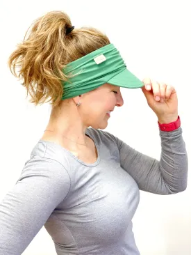 Pickleball Visor for Women, Women's Golf Visor, Women's Sun Wrap, Preppy Visor for Ladies Visor for Short Hair