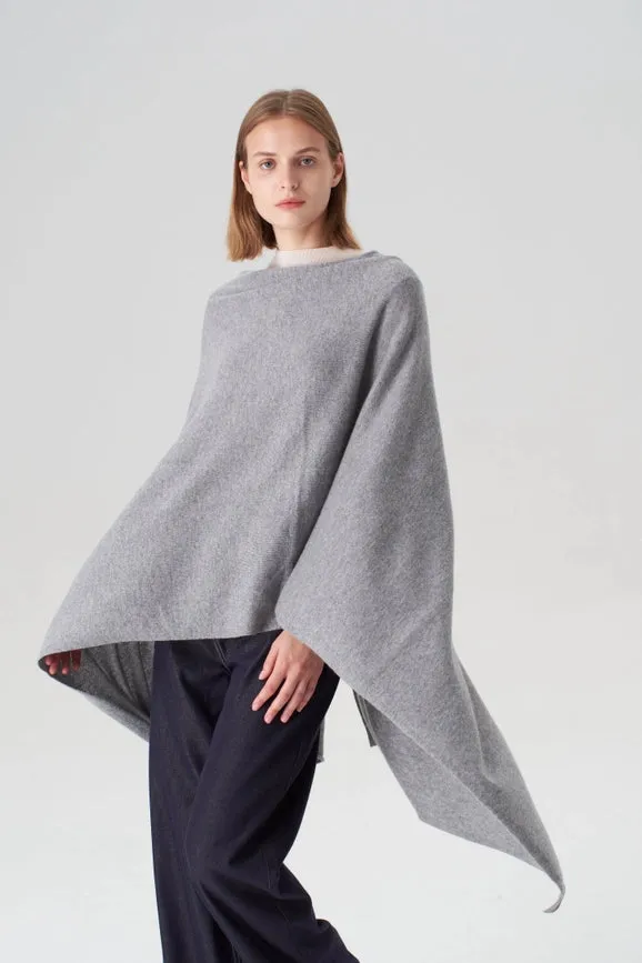 Pure Cashmere Travel Wrap - Grey