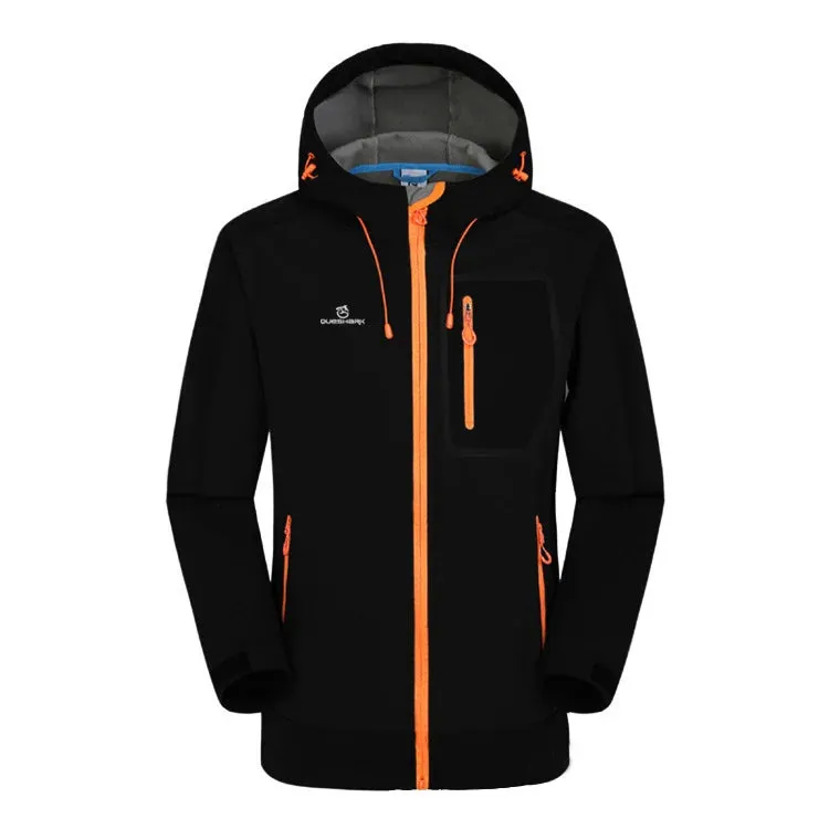 QUESHARK Waterproof Softshell Jacket Mens