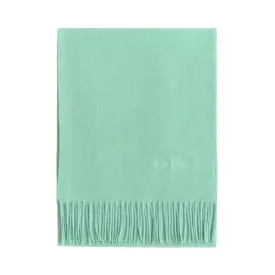 "Lost in Warmth" Classic Cashmere Scarf - Green