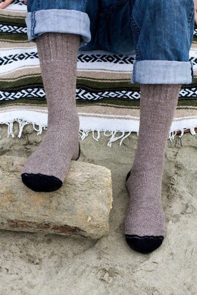 "OutdoorAdventure" Alpaca Sock